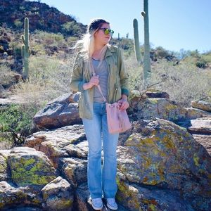 Boot cut light washed jeans